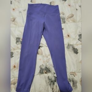 Lululemon Wunder Train size 10 Charged Indigo